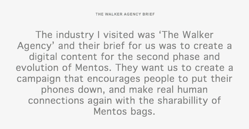 The Walker Agency Brief The Industry I Visited Was - Content, transparent png download