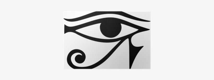 Auge Des Horus / Ra Gespiegelt Auge Des Thot Poster - Egyptian Eye, transparent png download