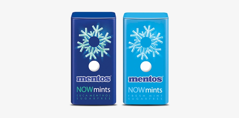 Mentos - Mentos Now Mints Peppermint, transparent png download