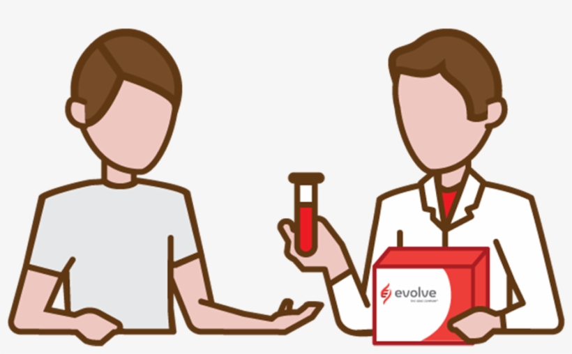 One Or Two Tubes Of Blood Are Necessary Depending On - Muestra De Sangre Dibujo, transparent png download