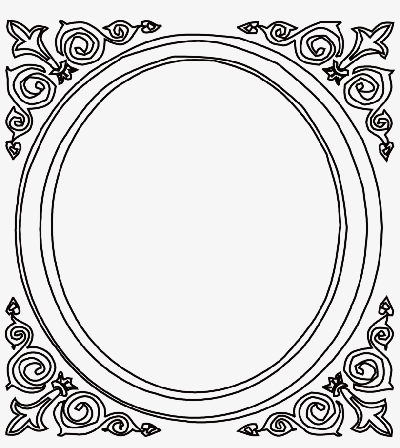 Vector Black And White Black And White Retro - Circle, transparent png download