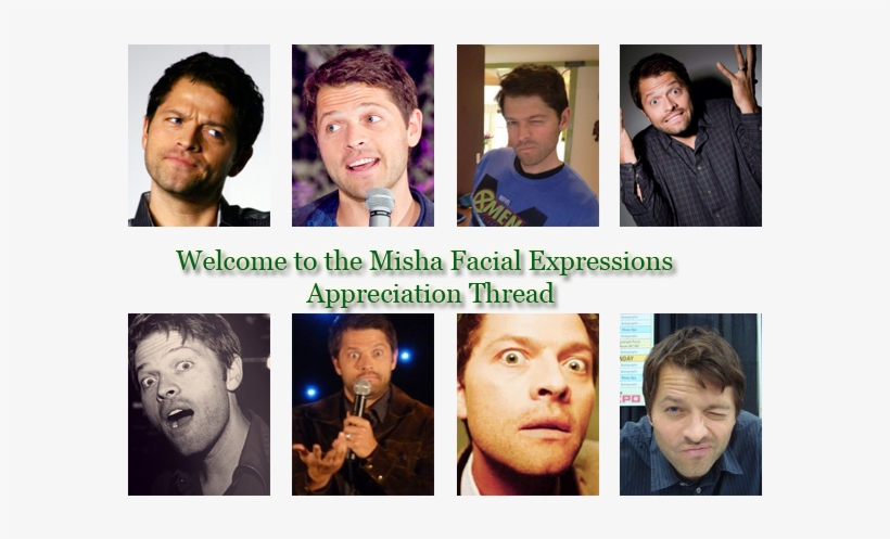 Misha Facial Expressions - Misha Collins And Sebastian Stan, transparent png download