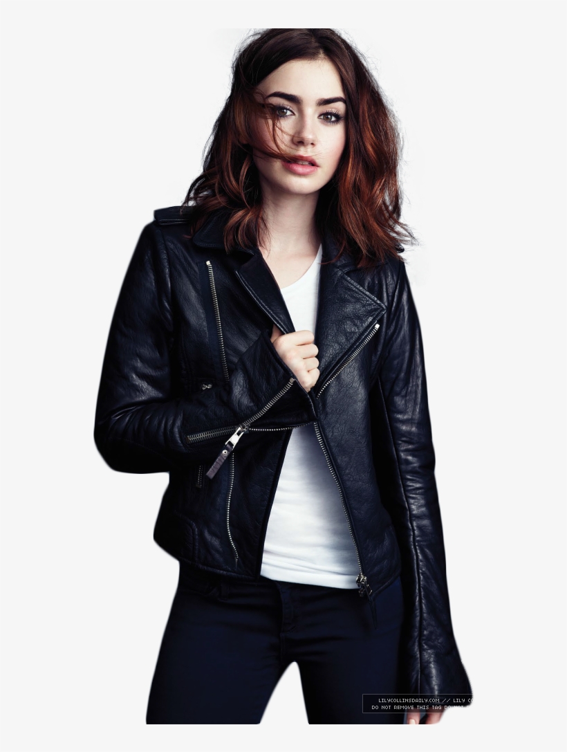 Collins Clipart 768x1006, - Lily Collins, transparent png download