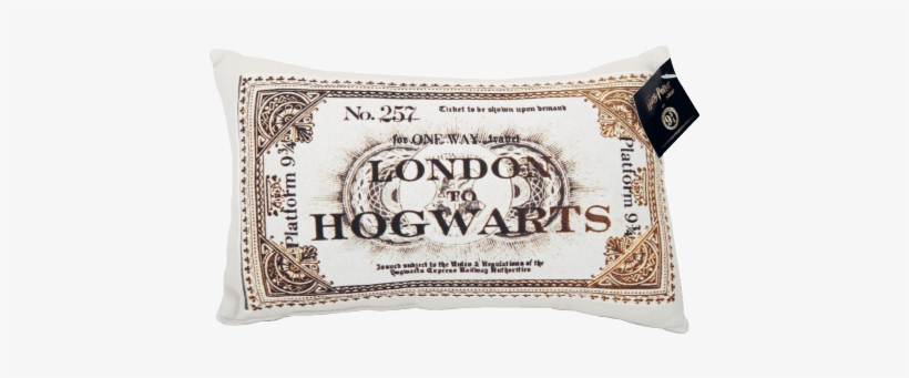 Hogwarts Express Ticket Cushion - Hogwarts Express Tickets, transparent png download