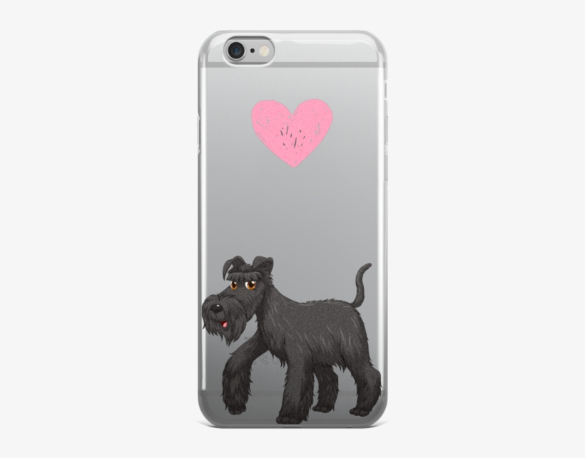 Heart Giant Schnauzer Iphone Case - Life Is Better With A Miniature Schnauzer Scrapbook, transparent png download
