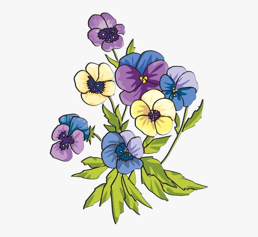 Pansies - Pansy Clip Art, transparent png download