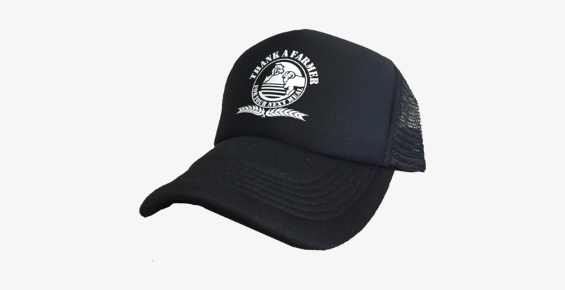 Truckers Cap Black - Thank A Farmer Hat, transparent png download