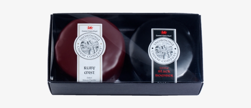 Duo Black Bomber Ruby Mist Gift Pack Snowdonia Cheese - Snowdonia Cheese Co. Snowdonia Cheese Company Truckle, transparent png download