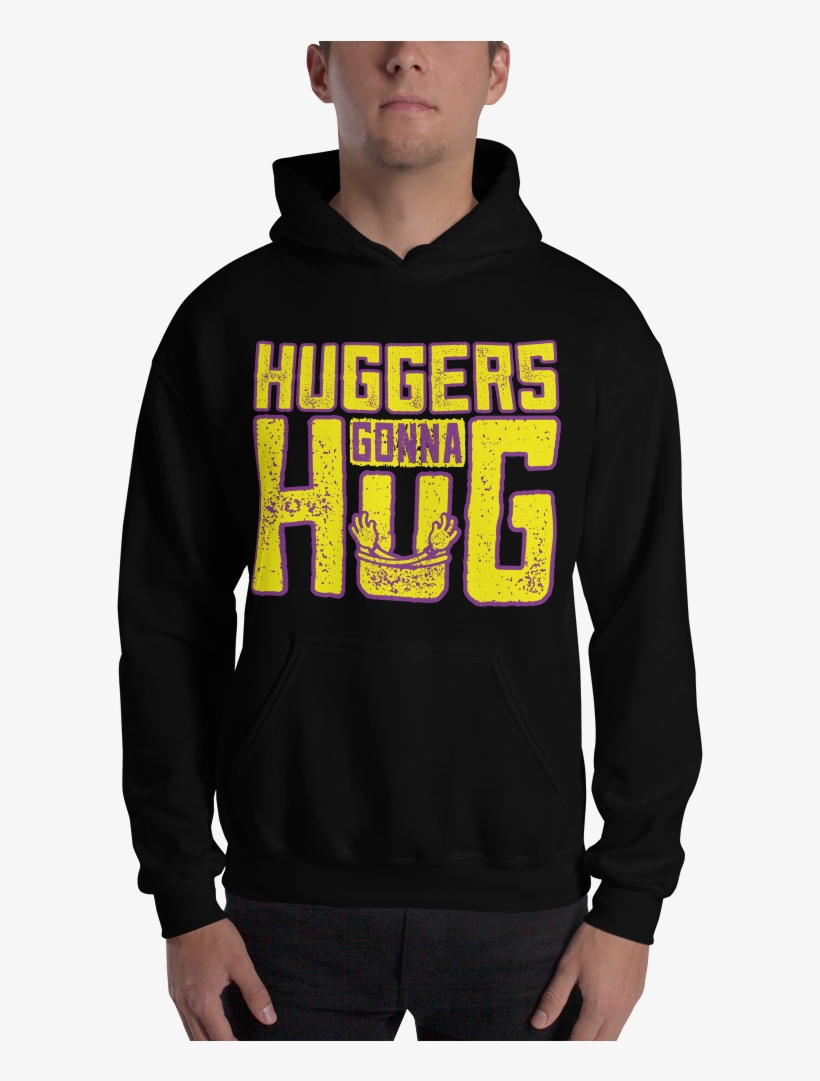 Bayley "huggers Gonna Hug" Hooded Sweatshirt - Hoodie, transparent png download