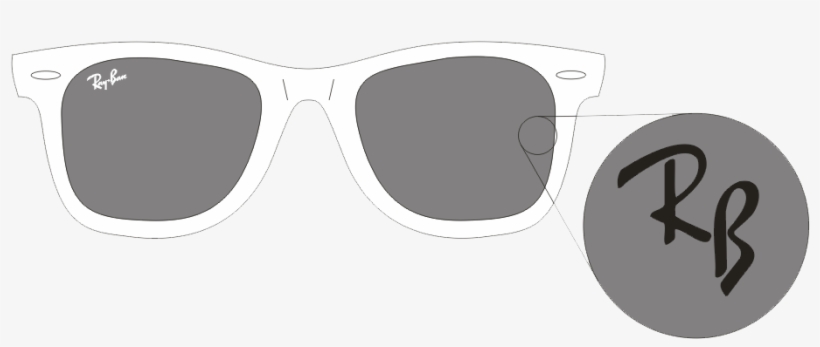 C134f00c0f11ef51a709d574 - Ray Ban Logo Glasses, transparent png download