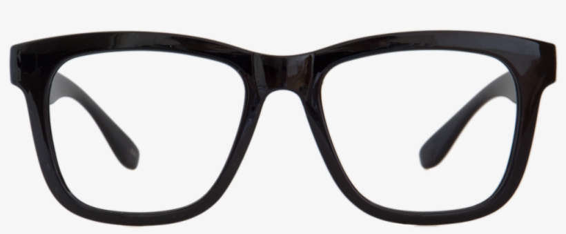 Ray Ban Clipart Glases - Black Rimmed Glasses On Transparent, transparent png download