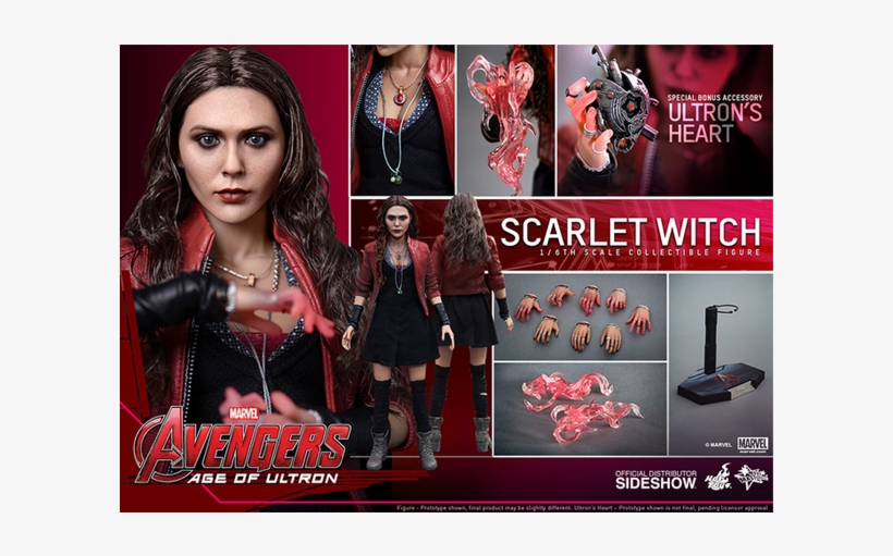 Age Of Ultron - Age Of Ultron Scarlet Witch Hot Toys, transparent png download