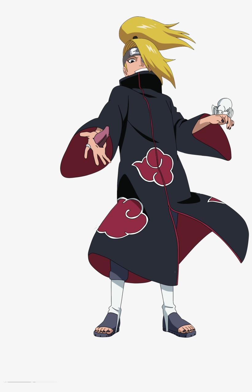 Deidara Personaje Naruto Itachi, Naruto Shippuden - Deidara Render Png, transparent png download