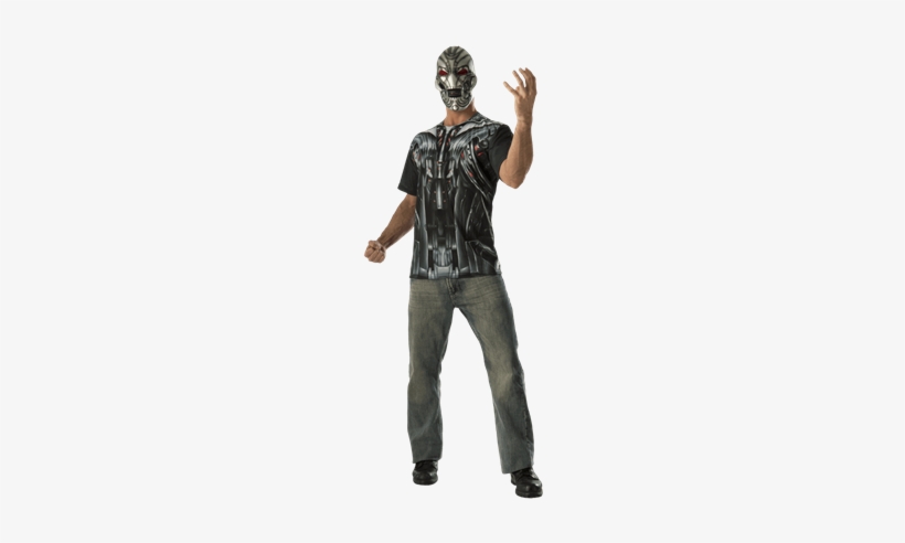Adult Avengers 2 Ultron Costume Top And Mask Set - Men's Ultron Costume Kit, transparent png download