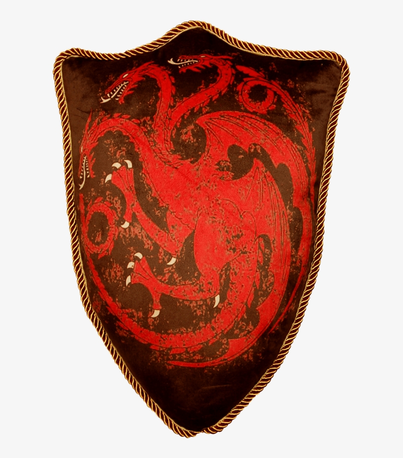 Game Of Thrones House Targaryen Sigil Throw Pillow - Game Of Thrones House Pillows - Targaryen, transparent png download