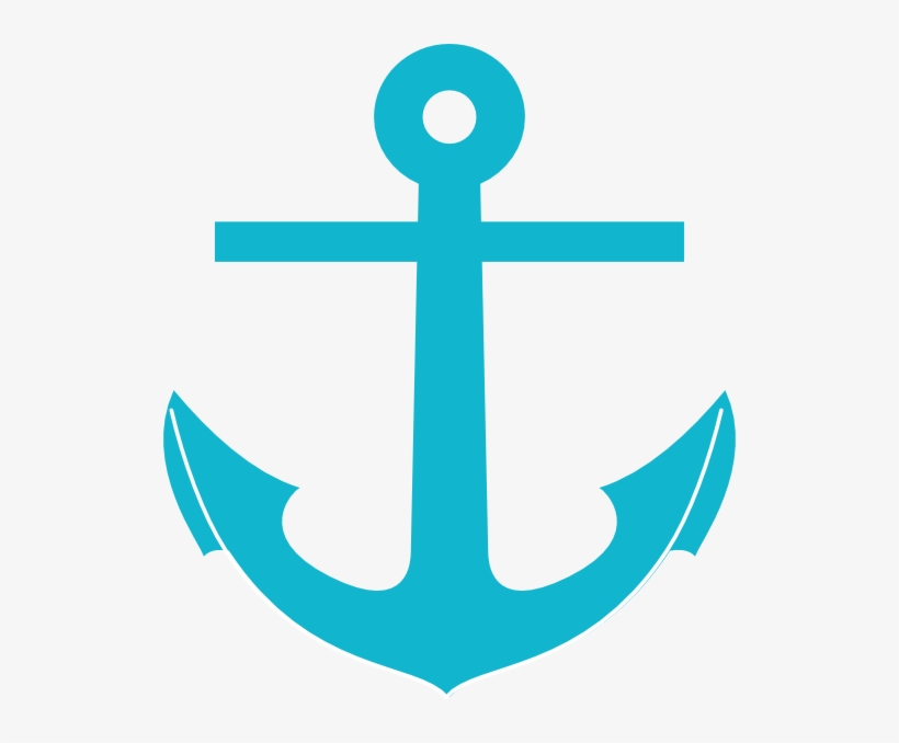 Navy Anchor Clip Art Free - Anchor Stationery Note Card Set, transparent png download