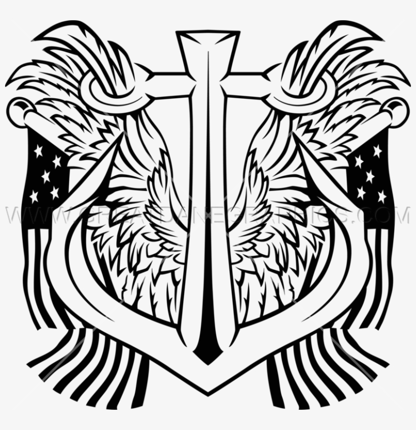 Tilt Navy Anchor Clip Art At Clker - Anchor, transparent png download