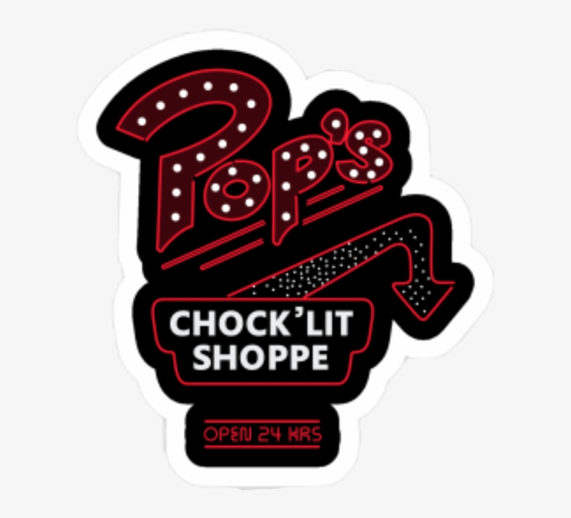 Pop's Chock Lit Shoppe Logo, transparent png download