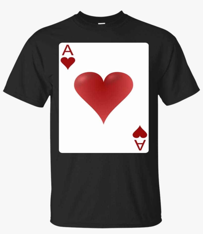 Ace Of Hearts Playing Card Halloween Group Costume - T-shirt, transparent png download