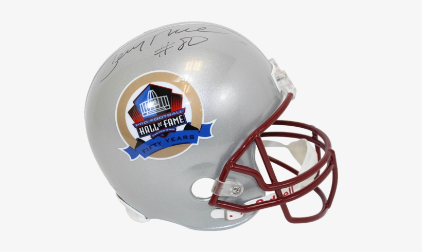 Helmets - Jerry Rice Signed Helmet - Hof F S Hologram Coa, transparent png download