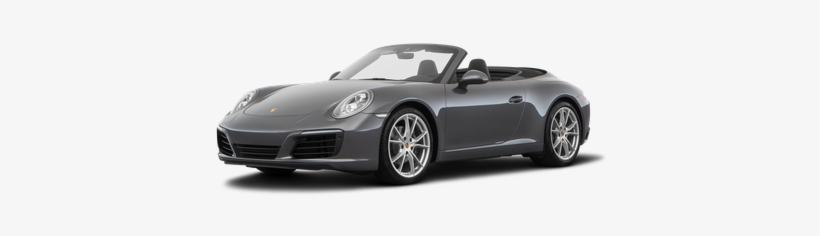 2018 911 Carrera - 2018 Black Porsche 911 Carrera 4 Cabriolet, transparent png download