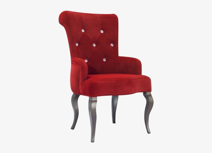 Incredible Red Dining Chairs For Tufted Chair In Design - Upholstered Dining Chairs Red, transparent png download