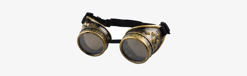 Vintage Victorian Style Steampunk Welding Goggles - Steampunk Glasses, transparent png download