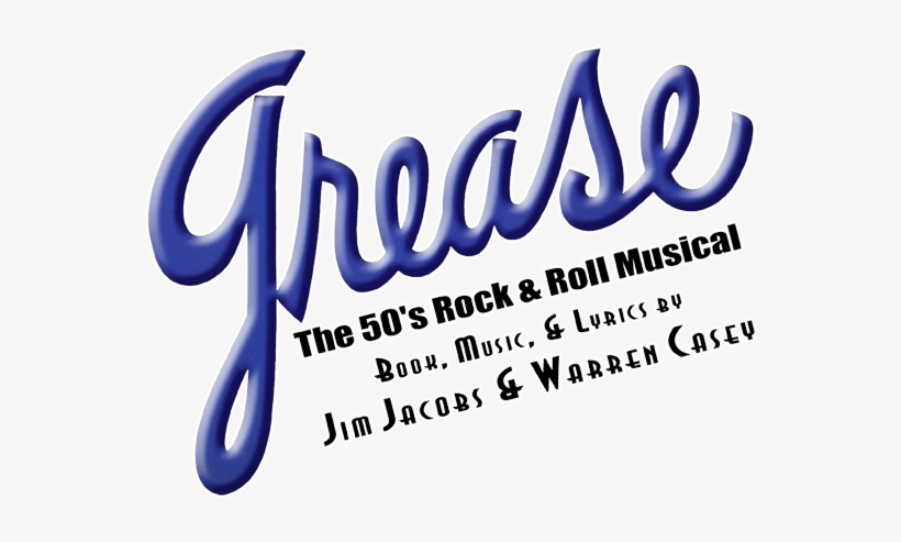 Grease Logo - Grease The Musical Playbill, transparent png download