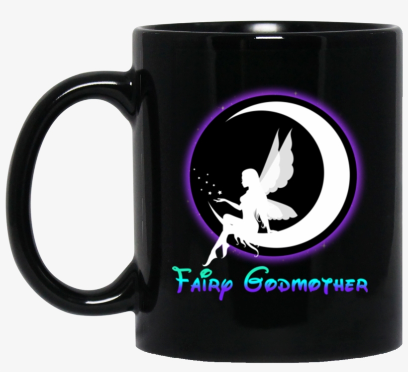 Fairy Godmother Black Mug - Princess Are Born In July, transparent png download