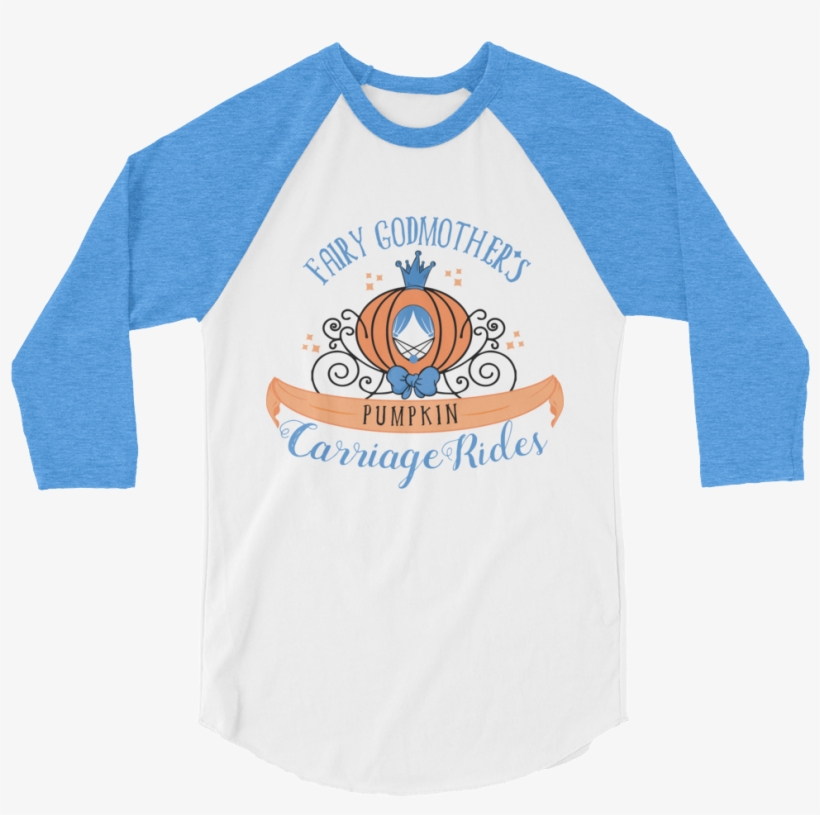 Fairy Godmother Carriage Rides Raglan, transparent png download