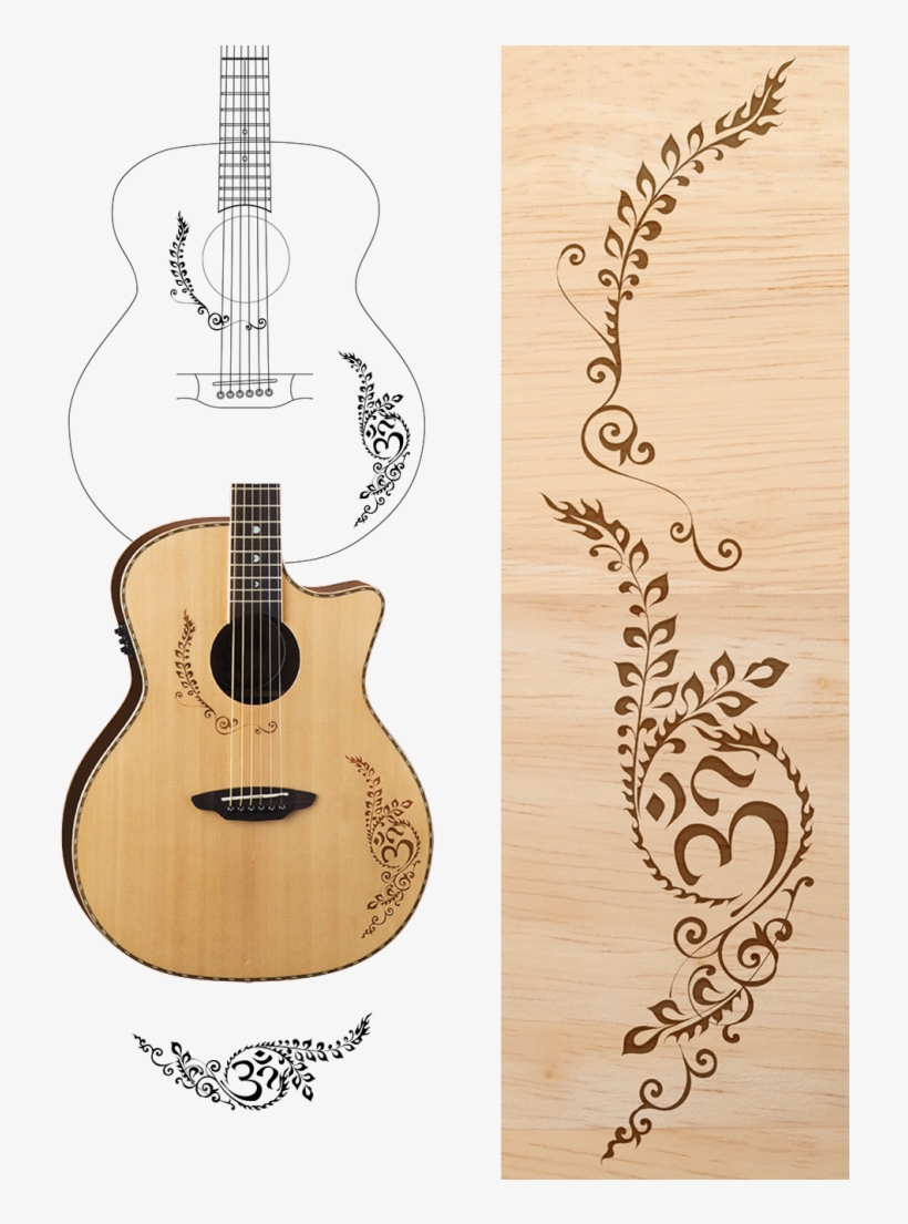The Starting Point Is The Artist For Whom You Are Creating - Luna Guitars Vicki Genfan Signature, transparent png download