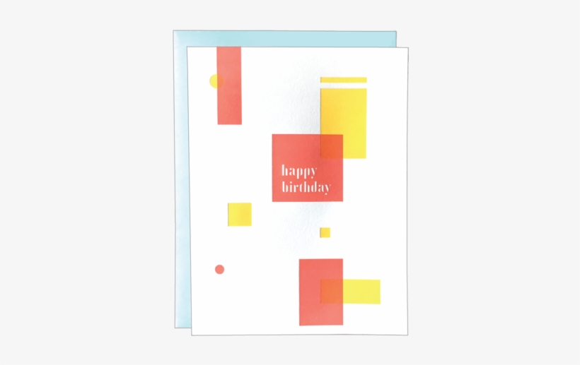 Modern Birthday Card - Midnight Press, transparent png download