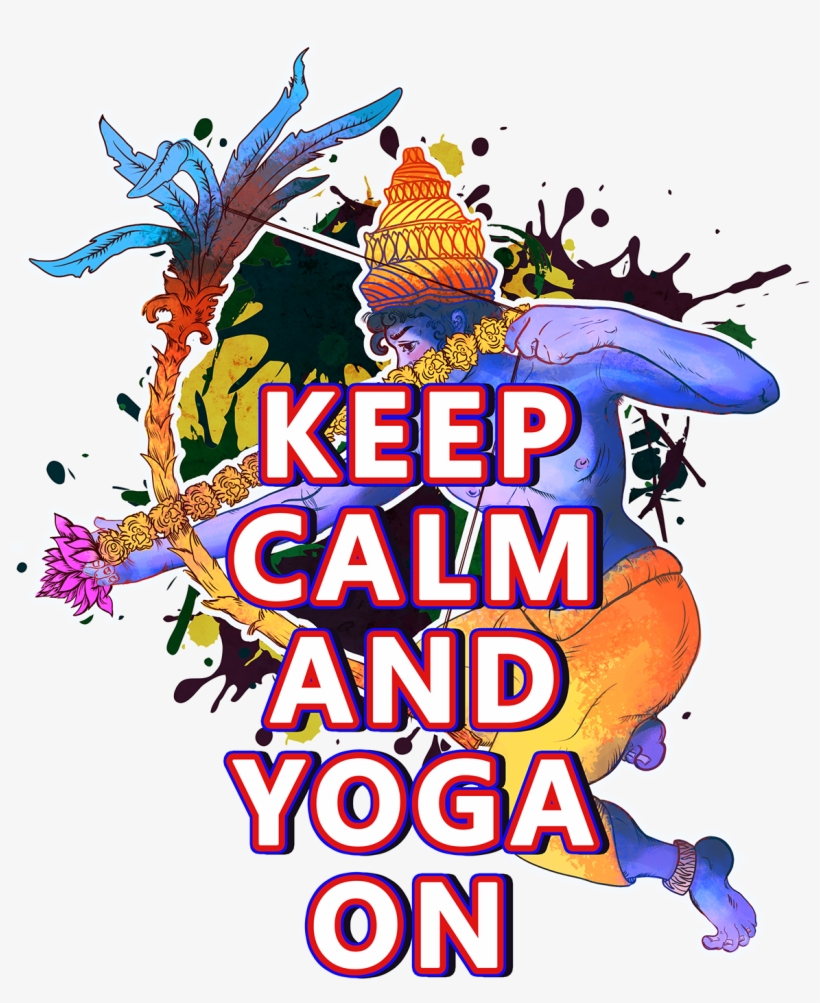 Why They Always Look So Serious In Yoga You Make Serious - Keep Calm Yoga, transparent png download