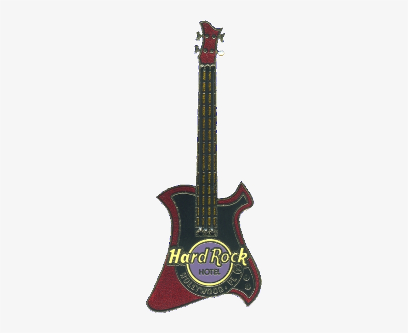 Sting Guitar Red Black - Electric Guitar, transparent png download