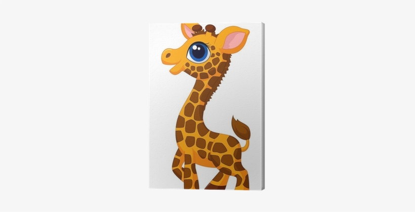 Giraffe Cartoon Drawing, transparent png download