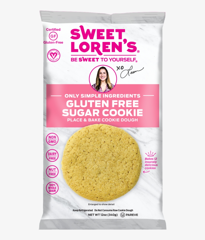 Sugar Cookie - Sweet Lorens Gluten Free Cookies, transparent png download