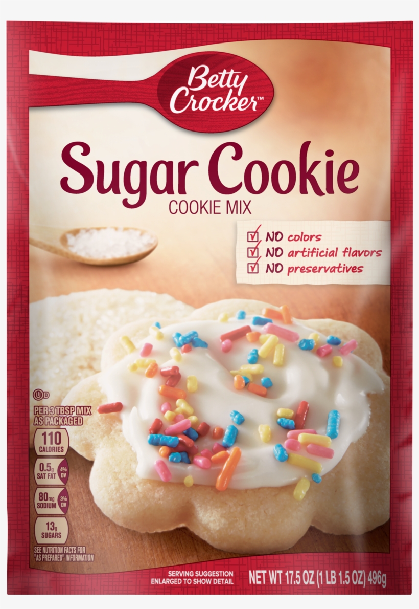 Betty Crocker Sugar Cookie Mix, transparent png download