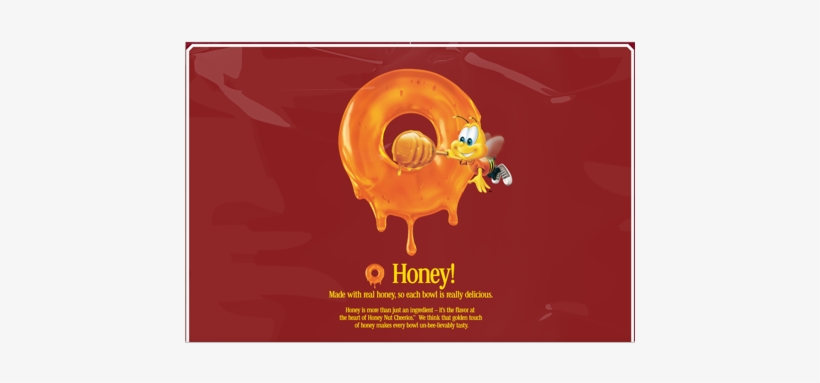 Pack) Honey Nut Cheerios Cereal Family Size Wsd 876319915 - Honey Nut Cheerios Box, transparent png download