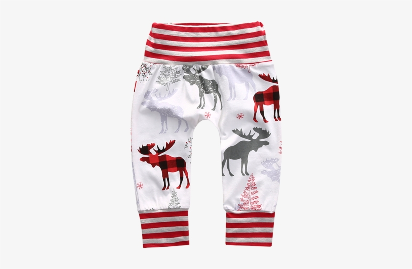 Christmas Deer Pants - Newborn And Mommy Matching, transparent png download
