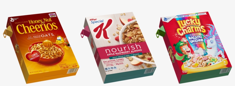 Cereals Are Now Easy To Distinguish By Their Sides, - Cheerios Honey Nut Cereal, 12.25-ounce Boxes (pack, transparent png download