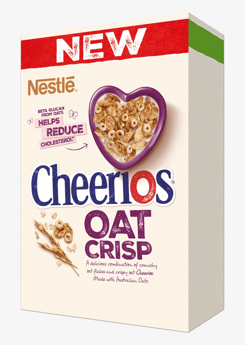 Cheerios Oat Crisp Breakfast Cereal - Nestle Cheerios Oat Crisp 350g, transparent png download