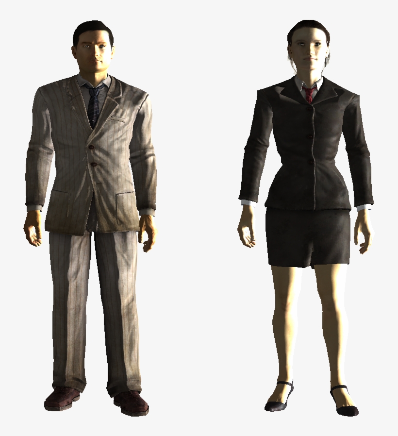 Grimy Prewar Business Wear - Fallout New Vegas Grimy Pre War Businesswear, transparent png download