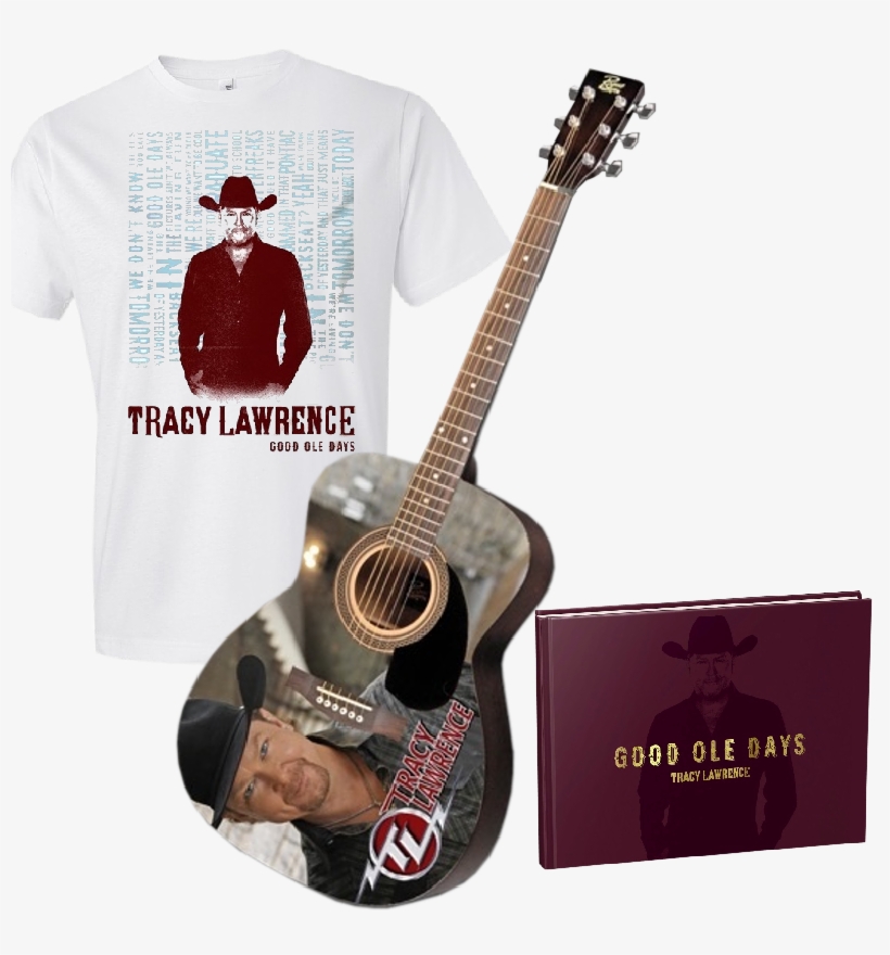 Good Ole Days Super Fan Bundle - Terry Mcbride Autographed Acoustic Guitar, transparent png download