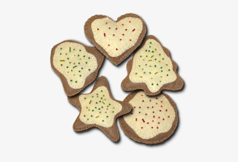 Set Of Five Iced Sugar Cookies Kit - Sugar Cookie, transparent png download