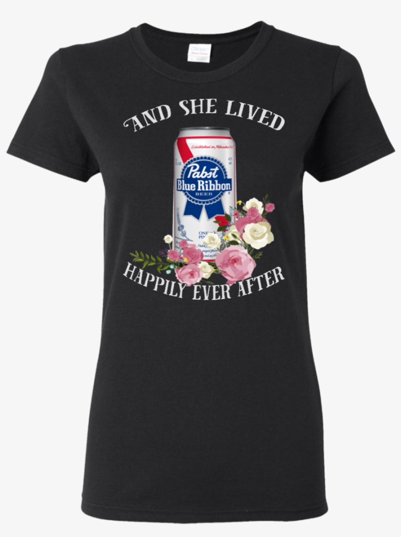 And She Lived Happily Ever After Pabst Blue Ribbon - Pabst Blue Ribbon, transparent png download