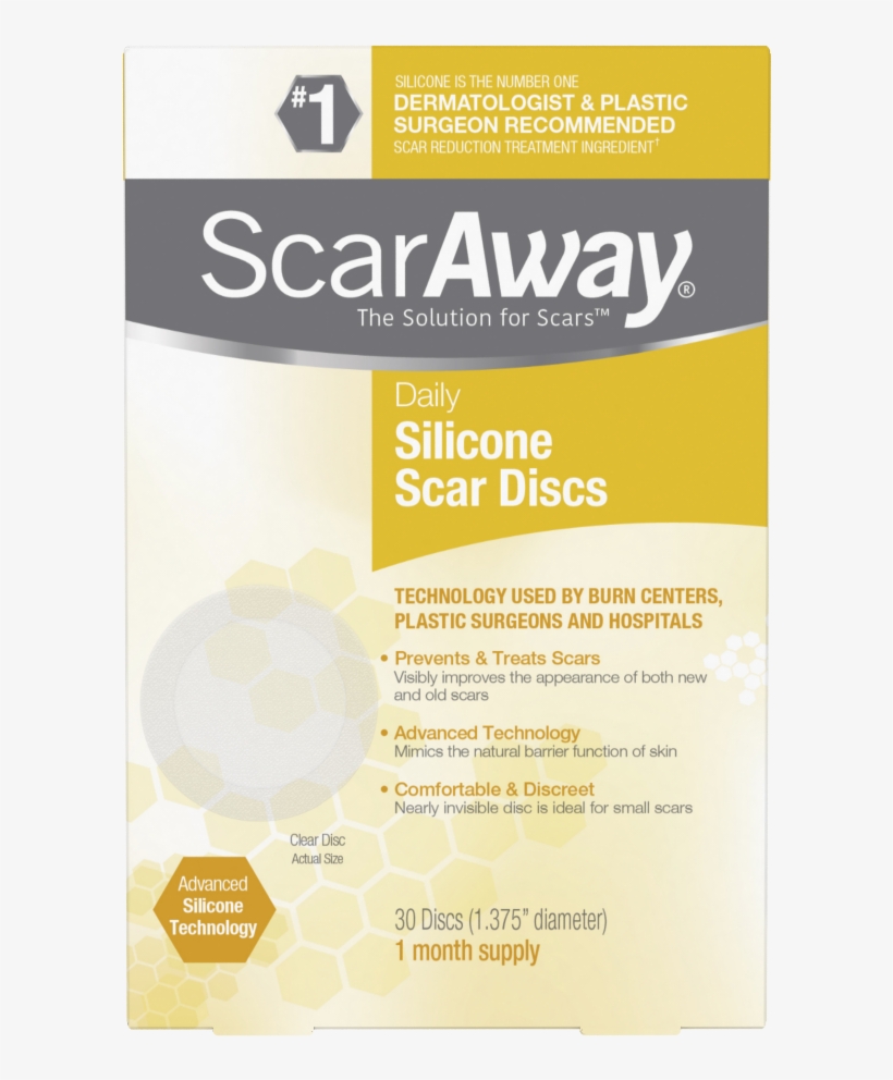 Photo Of Scar Away Professional Grade Silicone Daily - Scar Away, transparent png download
