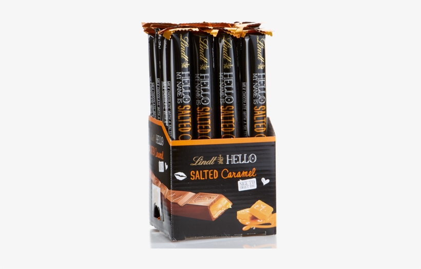 Image For Salted Caramel Hello Stick 24-pc Case From - Lindt Hello Stick Salted Caramel, transparent png download