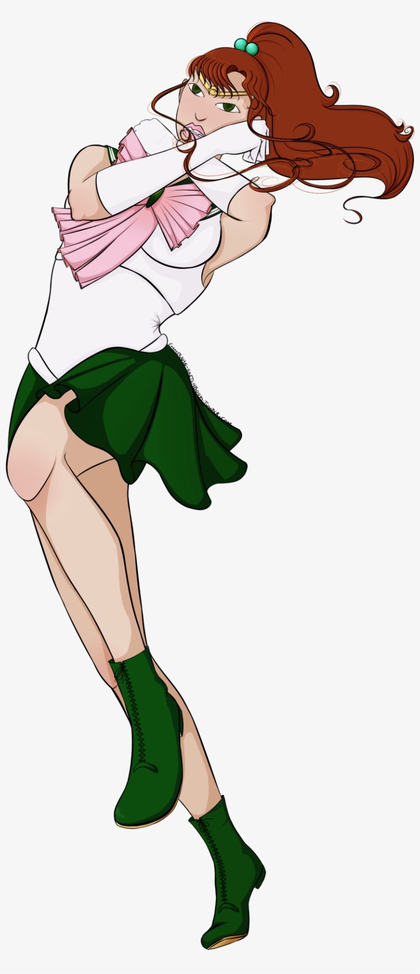 Sailor Jupiter - - Illustration, transparent png download