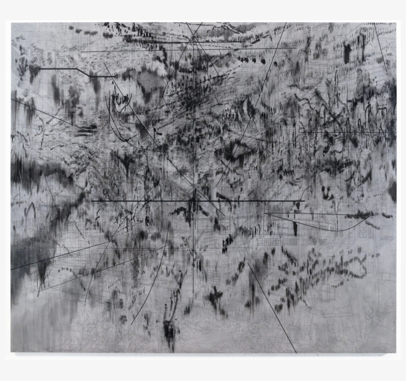 The Mathematics Of Droves At White Cube Julie Mehretu - Julie Mehretu, transparent png download