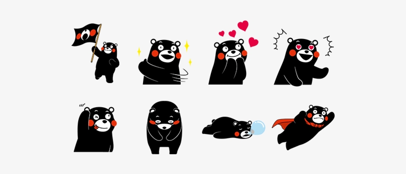 Kumamoto Sticker - รูป คุ มะ ม ง, transparent png download